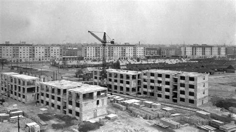Kelenföldi lakótelep építése az 1960-as években