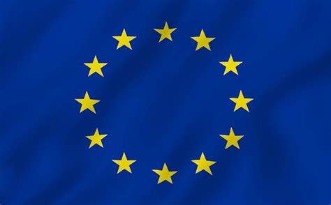 EU zászló és építkezés.