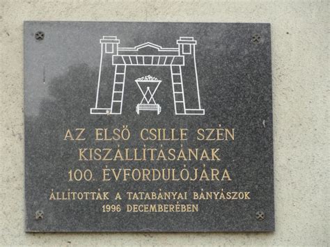 Az első csille szén felhozatala Tatabányán