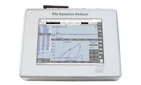 Pile Dynamic Analyzer (PDA) műszer
