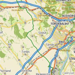 Budapest térkép Szentmihályi úttal