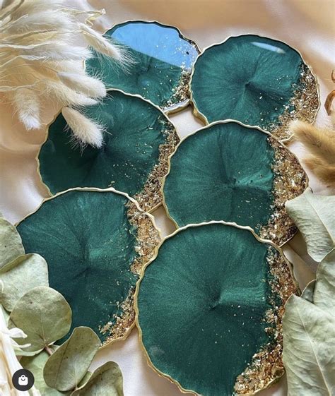 Resin Art poháralátét