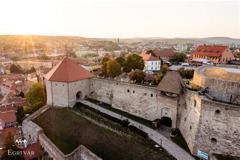 Egri vár panorámája