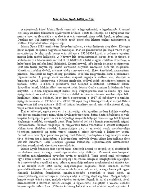 Juhász Gyula fiatalkori portréja