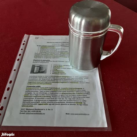 Mágneses pohár kempingezéshez