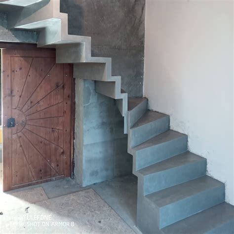 modern beton lépcső