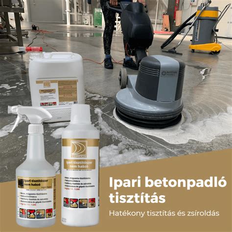 Tisztítás és ápolás ipari padlókon