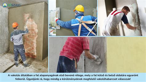 vízzáró vakolat felhordása