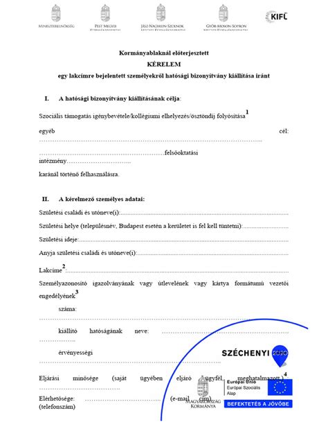 Igazolás és bizonyítvány kiállítása