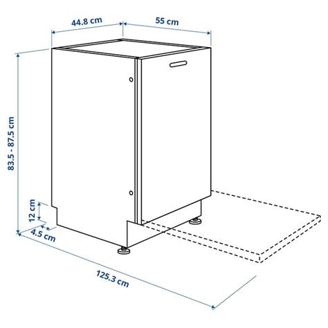 Nem IKEA mosogatógép IKEA METOD szekrényben, ajtóütközéssel