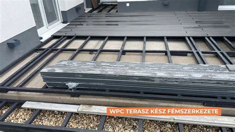 WPC terasz tartószerkezetének felépítése
