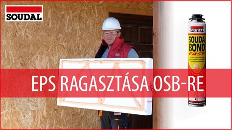 Ragasztó felhordása EPS lapra