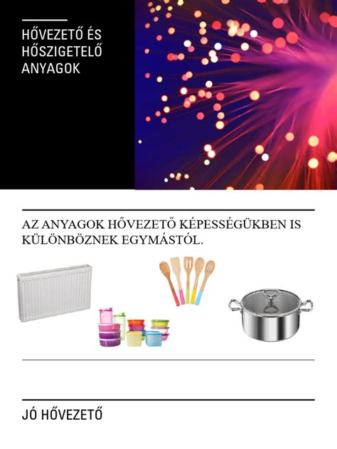 Hővezető anyagok és szigetelő anyagok összehasonlítása