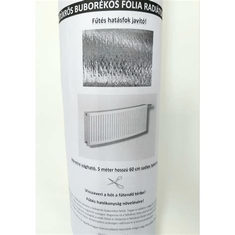 hőtükör fólia radiátor mögött