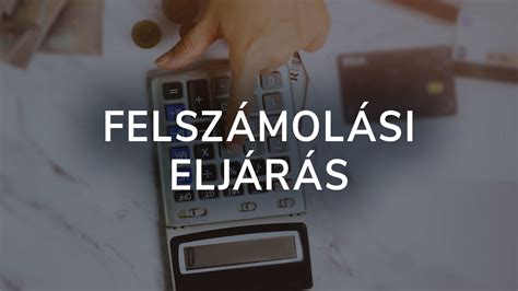 Felszámolási eljárás folyamatábrája