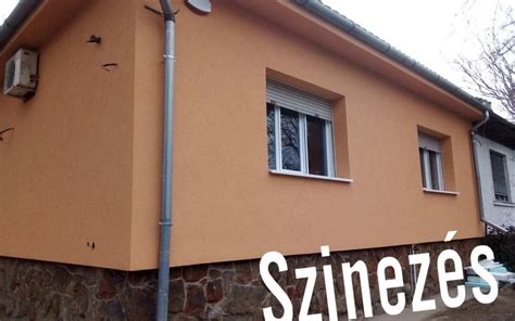 Betonhatású homlokzat