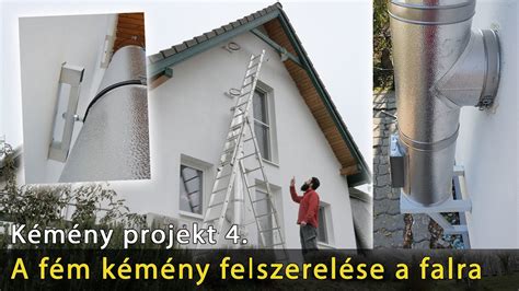 osztott kémény rendszer vázlata