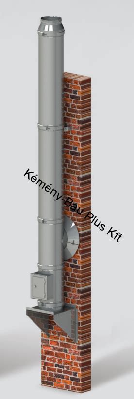 Szerelt kémény építése elemekből