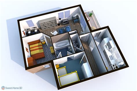 Sweet Home 3D 2D terv