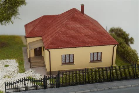 Könnyűszerkezetes ház makett