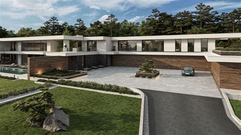 Modern épület falazata
