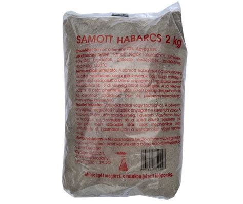 hőálló samott habarcs tégla fugázásához