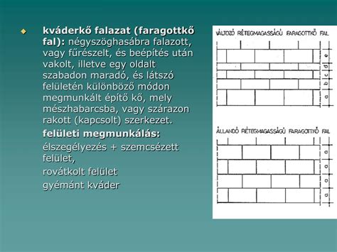 Kváderkő falazat