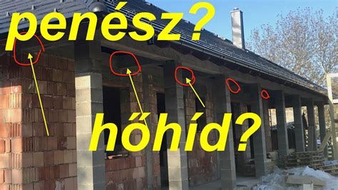 Illusztráció a hőhíd kialakulásáról egy szarufánál
