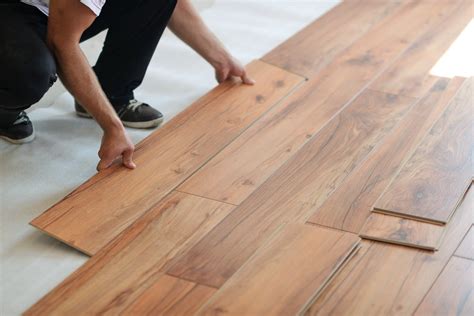Laminate floor installation and composition