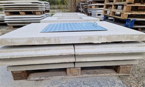 beton termékek raklapon