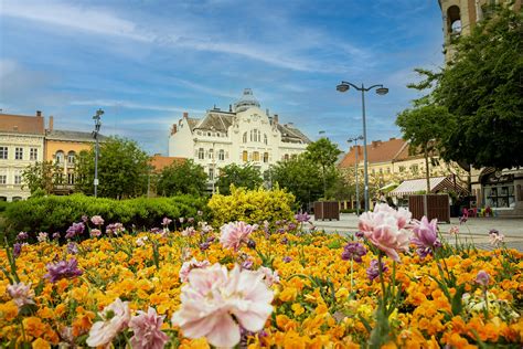 Szombathely látképe redőnyökkel