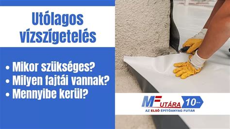 Utólagos vízszigetelés elvégzése