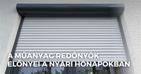 Redőnyök előnyei infografika