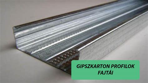 Gipszkarton profilok és szerelvények