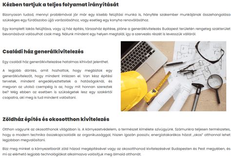 Generálkivitelező munkaasztala