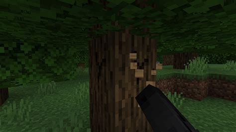 Minecraft wood gathering