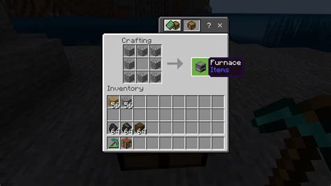 Minecraft furnace crafting
