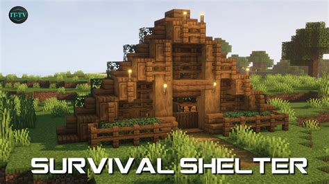 Minecraft basic shelter types