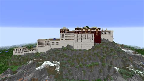 Potala Palace Minecraft build