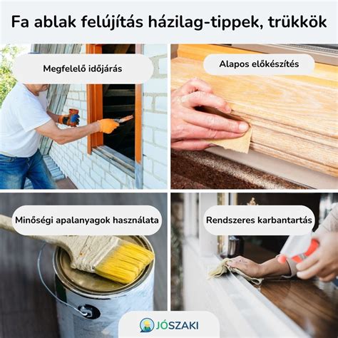 Fa ablak felújítás folyamata
