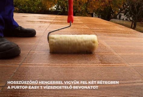 Terasz vízszigetelése