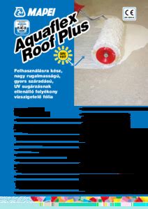 Kenhető vízszigetelő anyag felhordása hengerrel