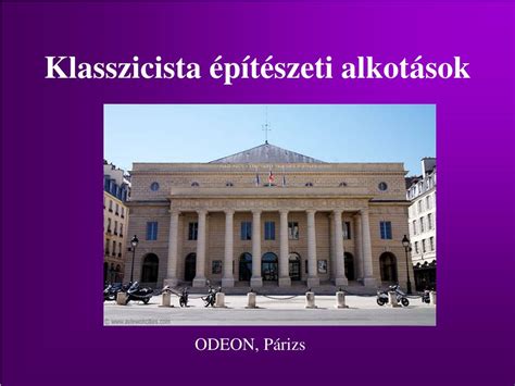 Klasszicista építészeti elemek
