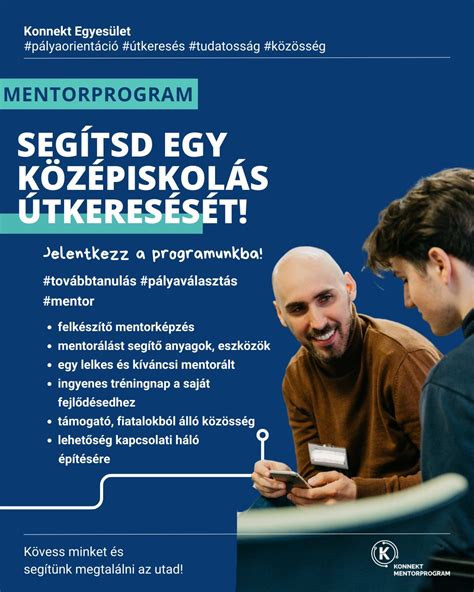 Egy diák és egy mentor beszélget