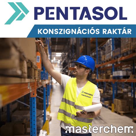 Konszignációs raktár polcai