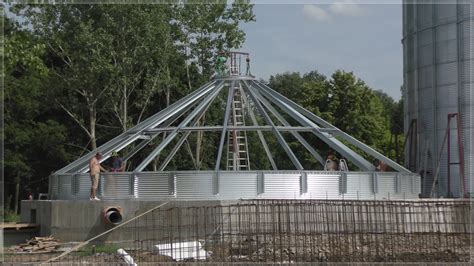 Acél pillérek telepítése
