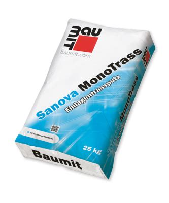 Baumit Sanova MonoTrass alkalmazása