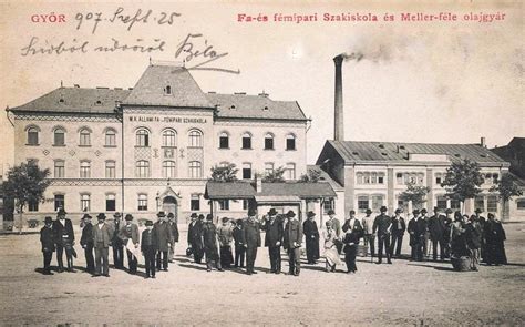Schmidl gyár egykori épülete Győrben