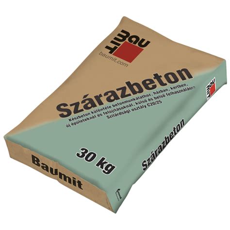 Zsákos szárazbeton építési területen