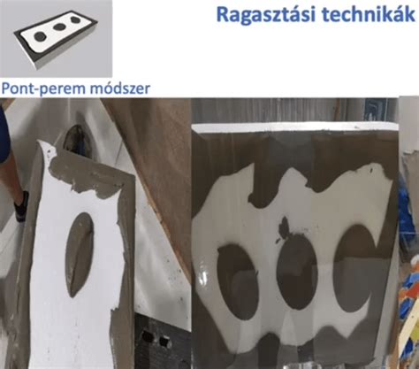 Pont-perem ragasztási technika illusztrációja